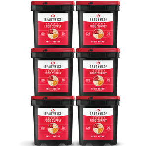 ReadyWise Emergency Food Supply - 720 Serving Freeze Dried Fruit Bucket