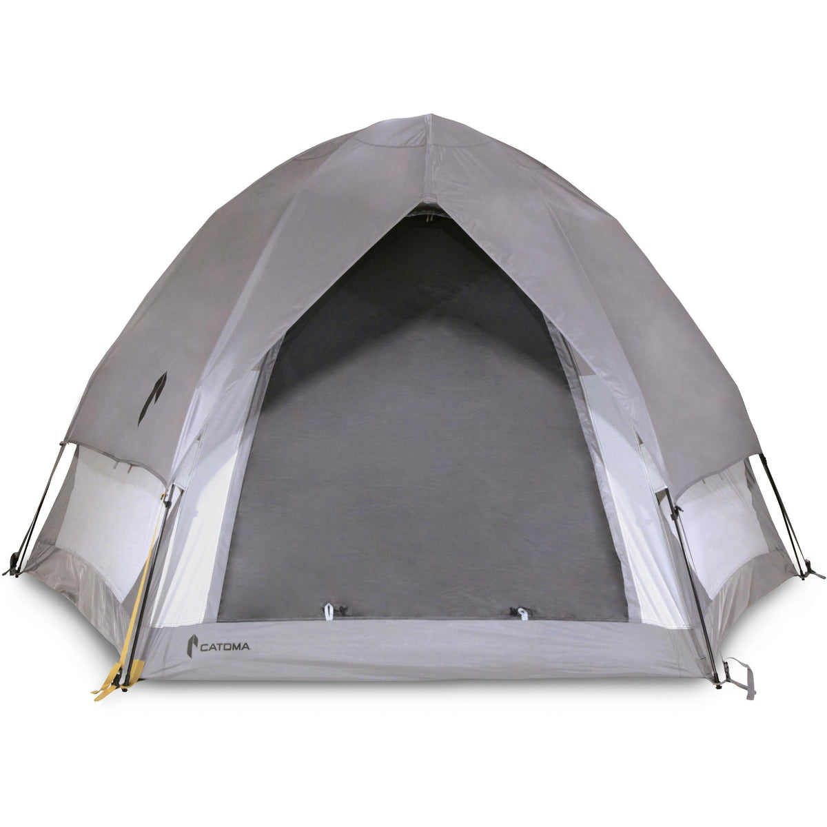 Photo of the front view of the Catoma Eagle tent in a white background.