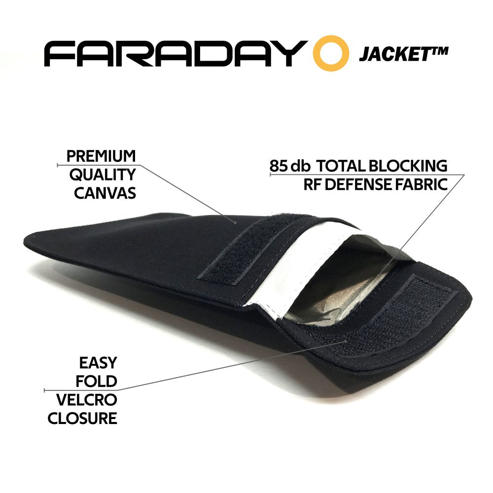 FARADAY CAGE EMP BAG RFID PRIVACY PHONE SIZE BLACKOUT 7.5 X 4.5