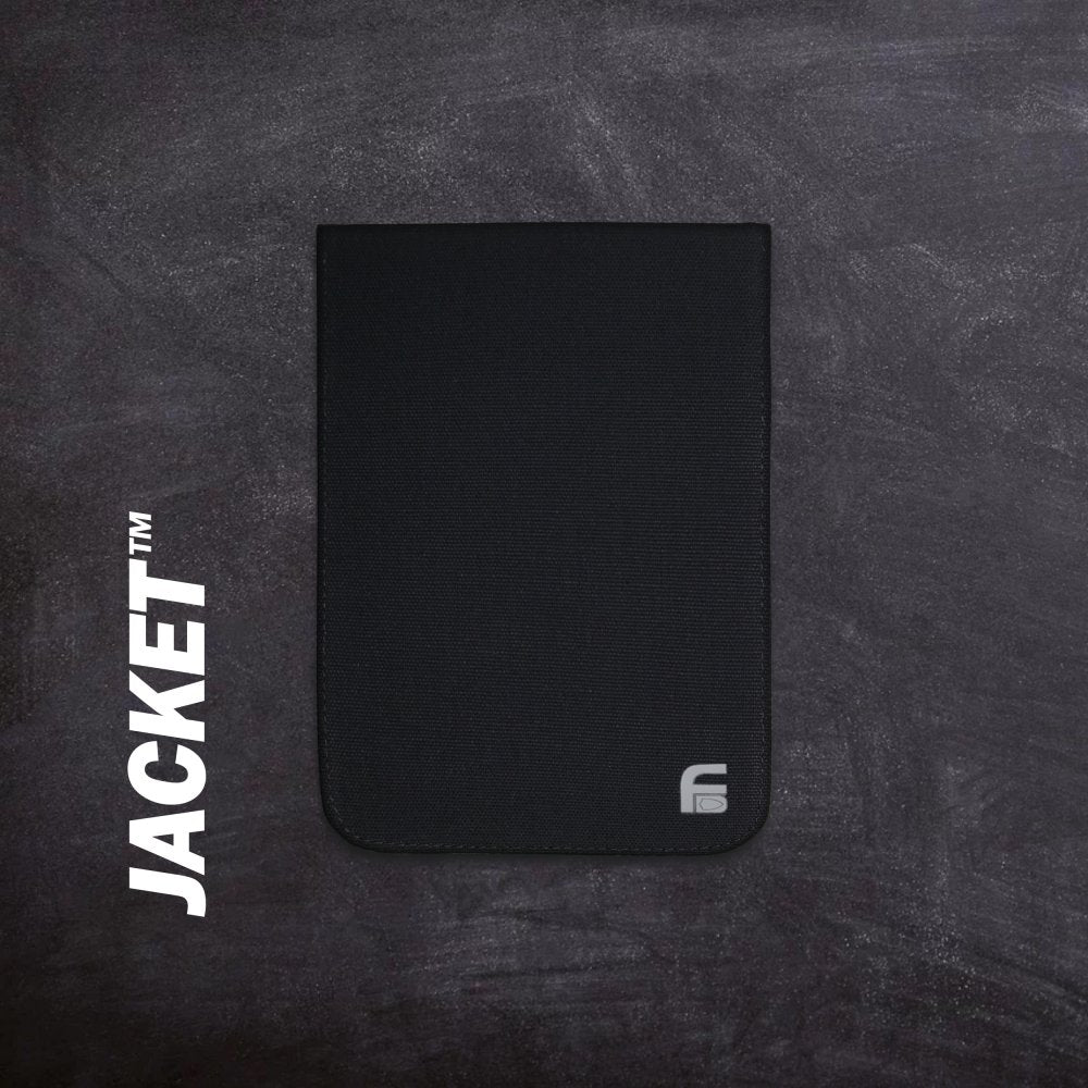 Picture of a Cell phone black canvas X-large privacy protection 4.5 x 6.5 Bag.