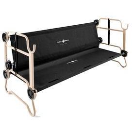 Picture of Disc-O-Bed Large With Organizers - Black Side view as a bench..