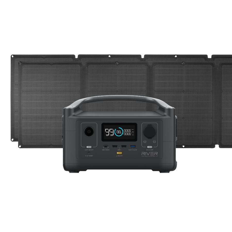 Ecoflow - RIVER 600 + 2x 110W SOLAR PANEL