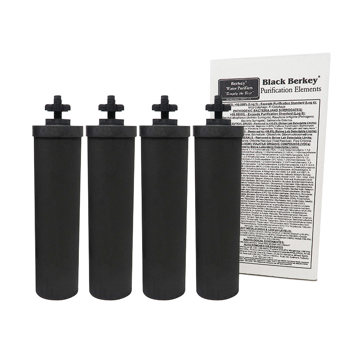 BLACK BERKEY™ ELEMENTS (set of four)