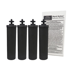 Picture of a Two Pairs of BLACK BERKEY™ ELEMENTS - Water Filtration