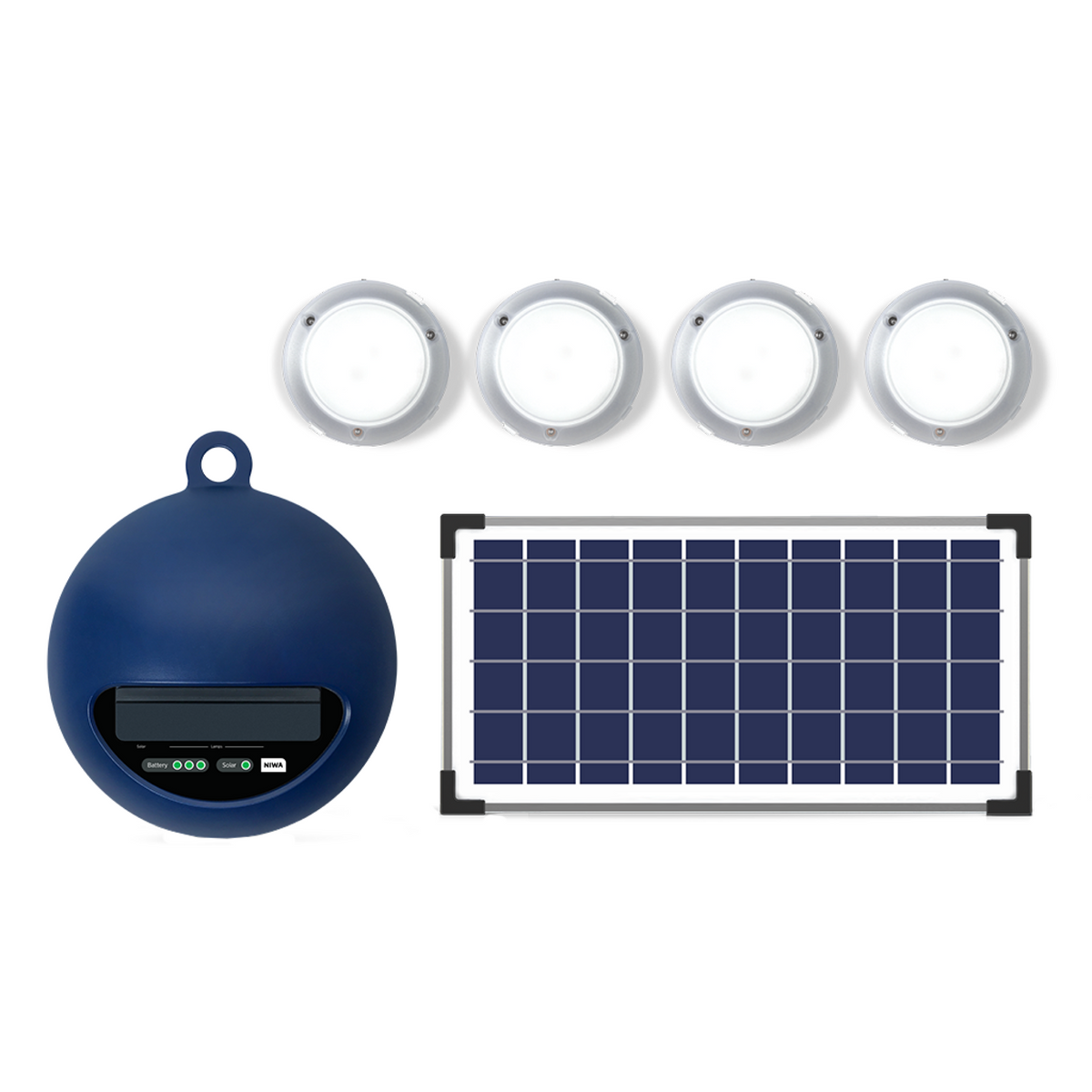 GoSun Solar Cabin Lights 4 solar lamps  8W solar panel