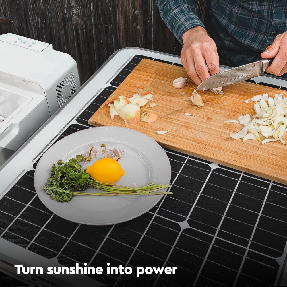 SolarTable 60 Portable 60W Solar Table used for cooking