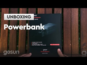 GoSun PowerBank+ unboxing Video