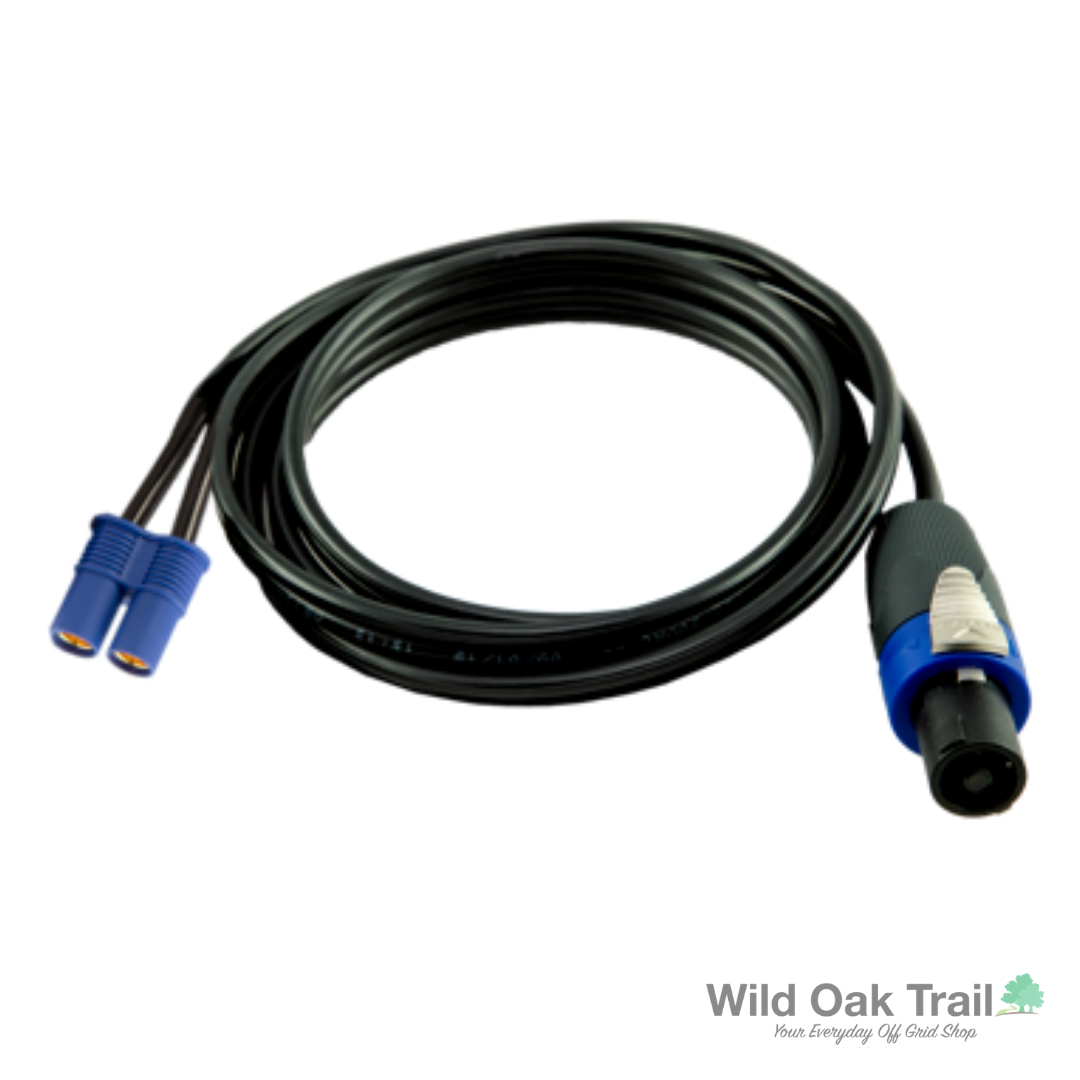 Inergy - 6 Foot Neutrik to EC8 Solar Panel Cable-Inergy-Wild Oak Trail