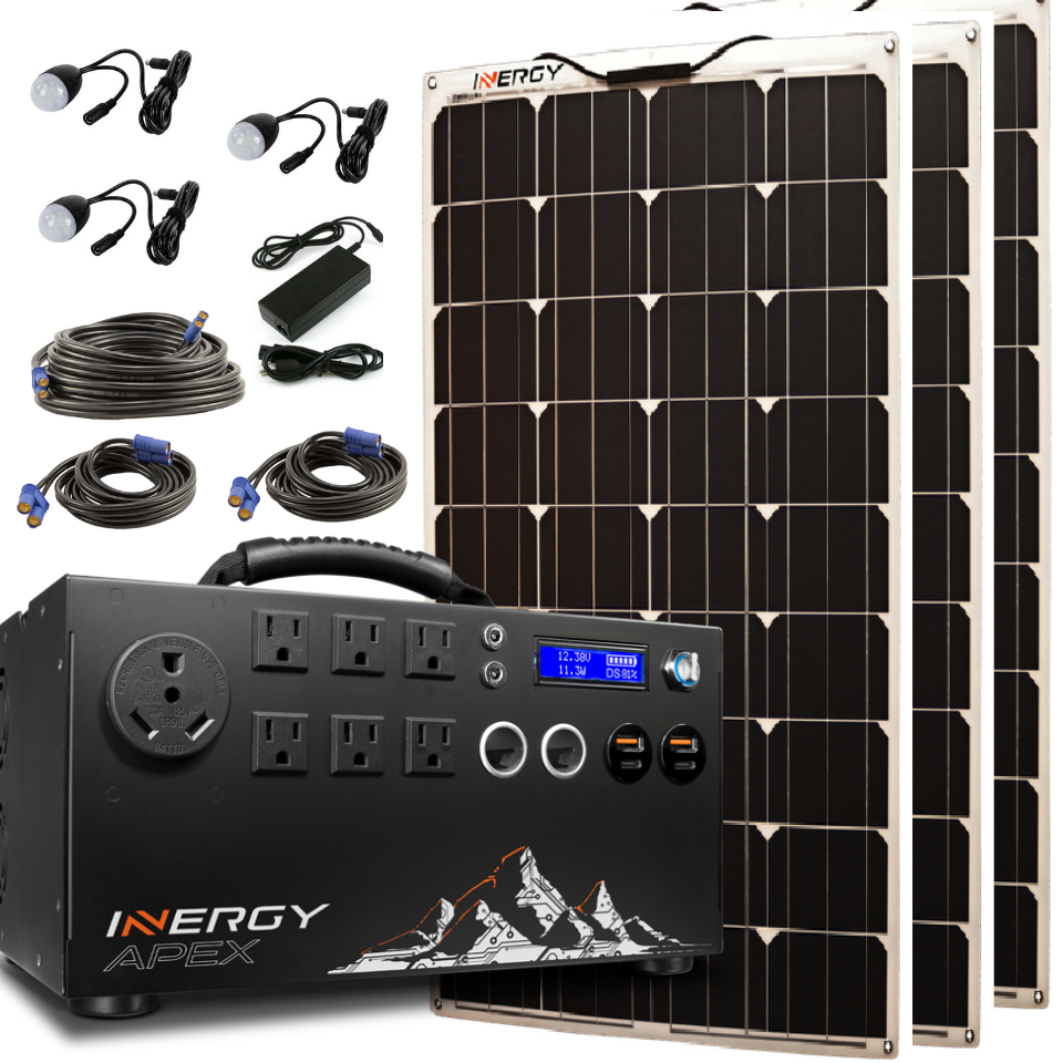 Inergy Apex Linx Silver Solar Generator Package-Inergy-Wild Oak Trail