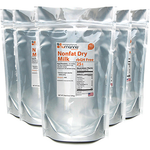 Numanna 6 Pack of Hormone-Free USDA Non-Fat Milk Powder 40 Serving Pouch-Numanna-Wild Oak Trail