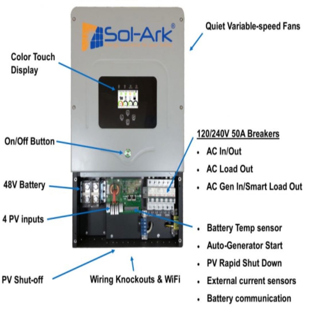 SOL-ARK 5K HYBRID SOLAR BATTERY SYSTEM